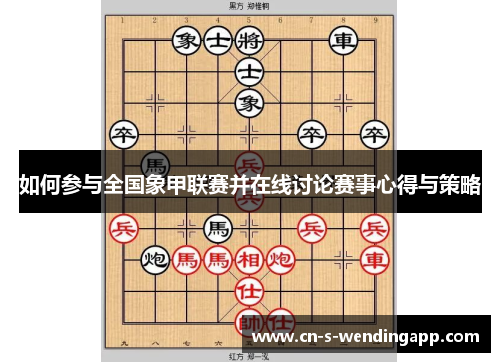 如何参与全国象甲联赛并在线讨论赛事心得与策略