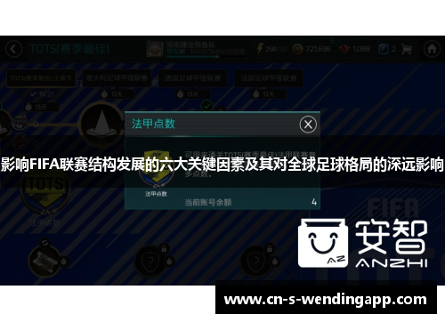 影响FIFA联赛结构发展的六大关键因素及其对全球足球格局的深远影响 影响FIFA联赛结构发展的六大关键因素及其对全球足球格局的深远影响