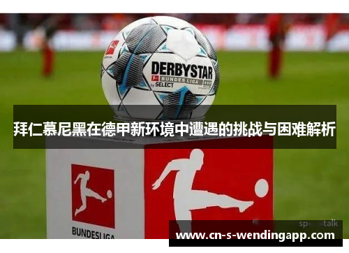 拜仁慕尼黑在德甲新环境中遭遇的挑战与困难解析